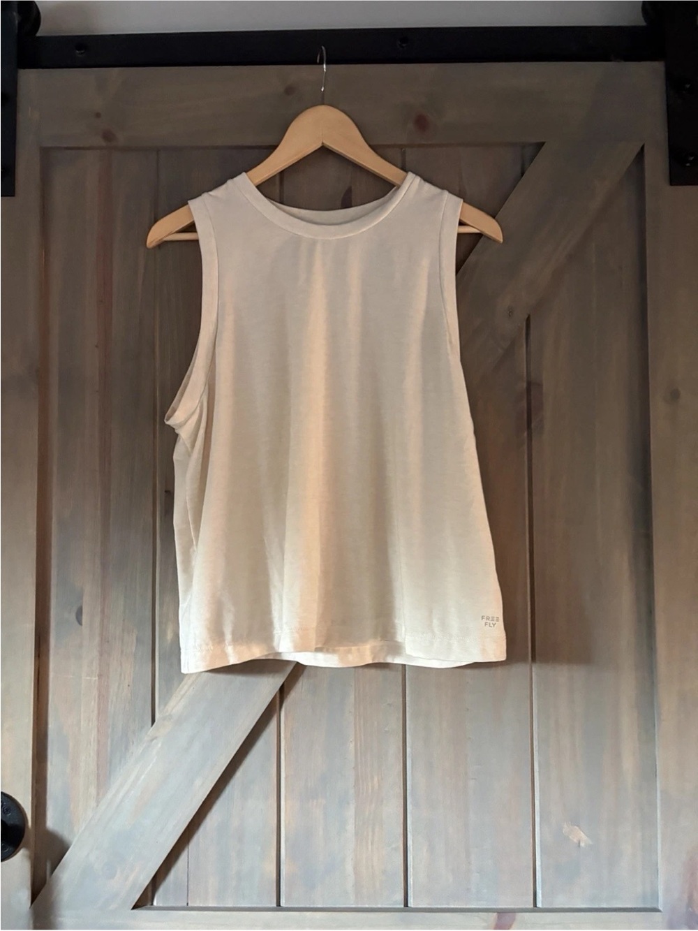 Free Fly Apparel Cream Sleeveless Tank Top